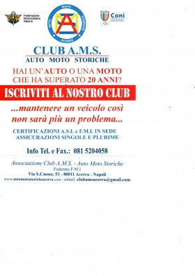  - Associazione Club A.M.S.
